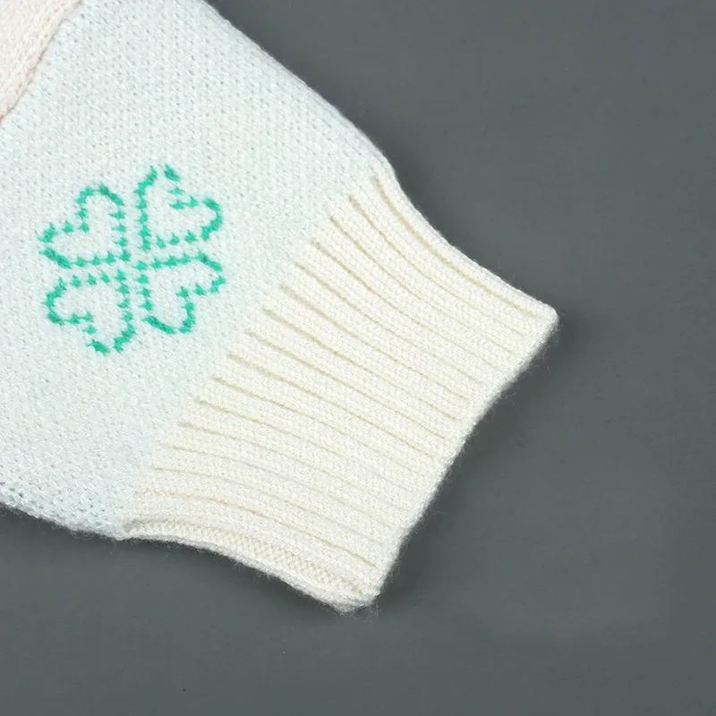 

Latest Winter Dog Sweater for Small Medium Dogs Beige Knitted Cardigan Dog Sweaters Cute Schnauzer Coat Yorkie Pug Costume