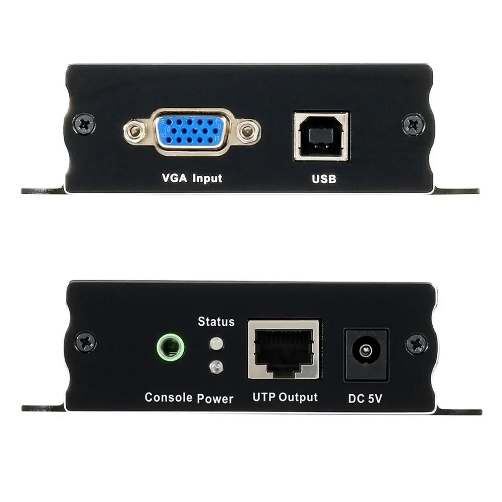 VGA KVM Extender Over CAT5 via UTP FTP Up to 984ft Long Range (1 TX+1 RX) | Компьютеры и офис