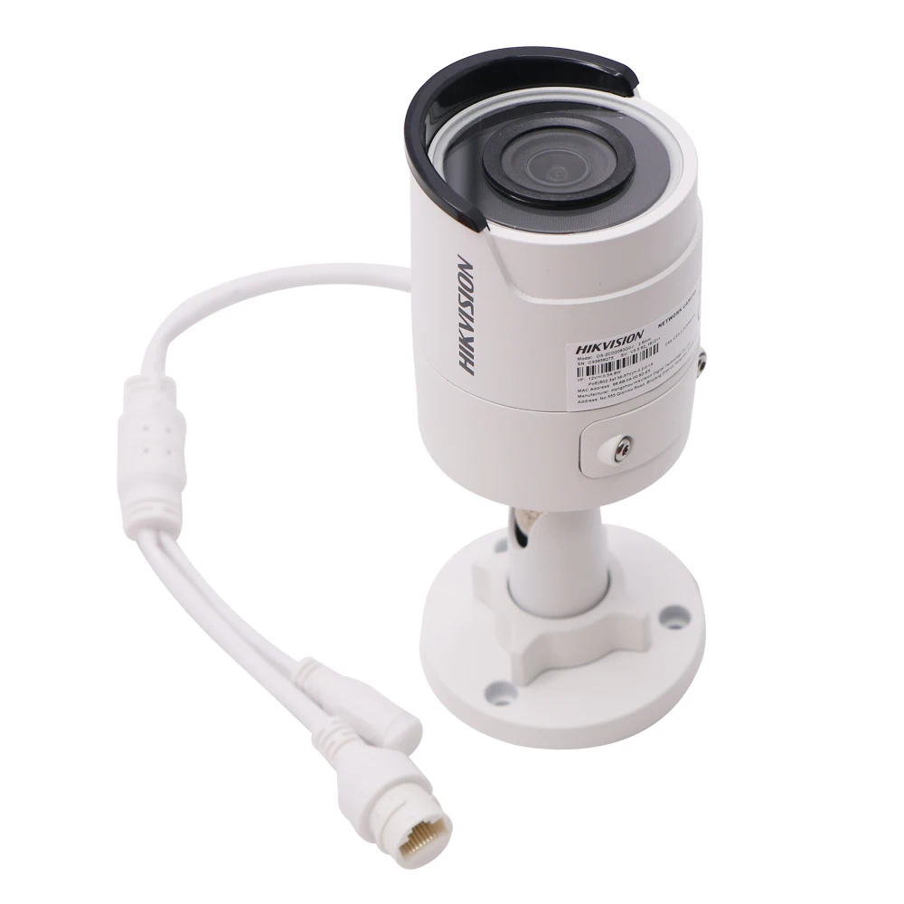 Оригинальная цилиндрическая IP камера Hikvision 8 Мп стандартная наружная
