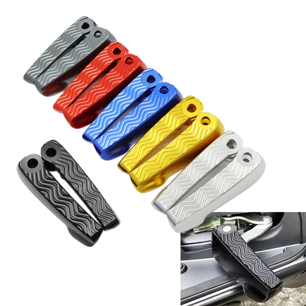 

for VESPA GTS300 GTS250 GTV60125 200 250 300 300ie Motorcycle Motor Bike Folding Footrests Foot Rests Pegs Rear Pedals Set Parts