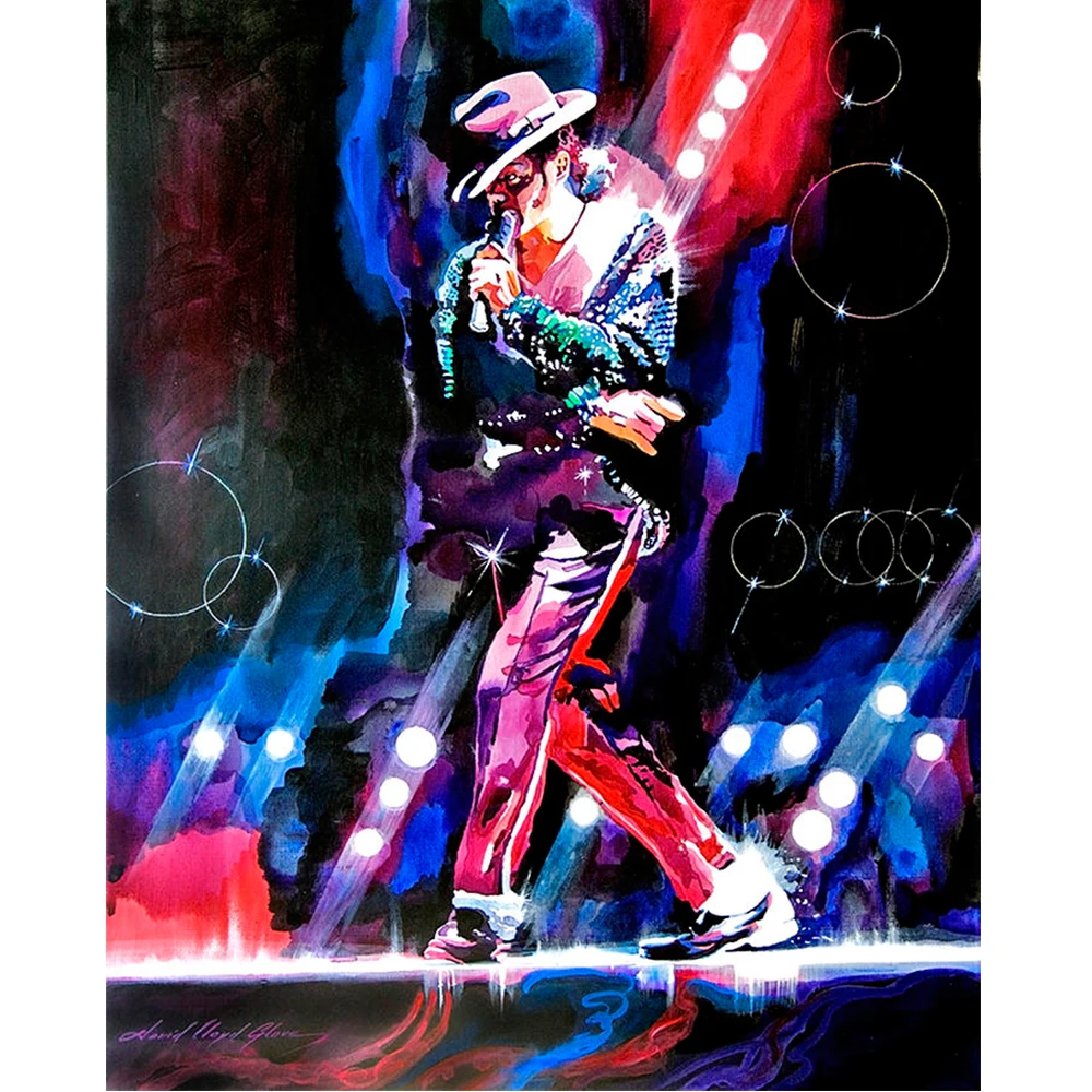 

Jackson Singer 5D DIY diamond painting, diamond mosaic, graffiti art mural, diamond embroidery, 3D cross stitch painting kit