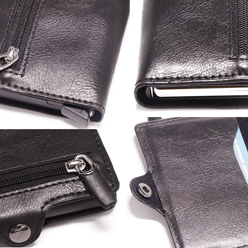 Держатель для кредитных карт Cizicoco с RFID-защитой тонкий держатель ID-карт