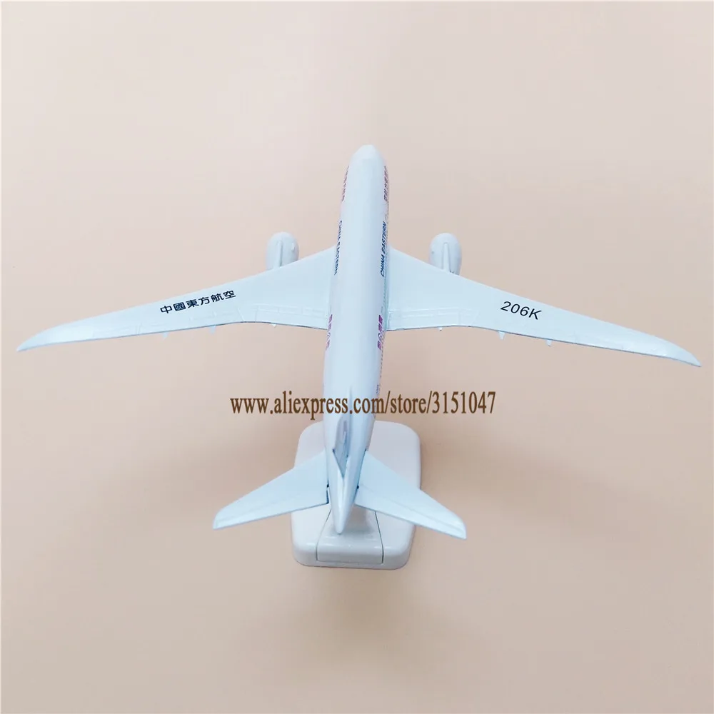 Модель самолета China East Airlines B787 модель Боинг 787 литые из металлического сплава 20 см