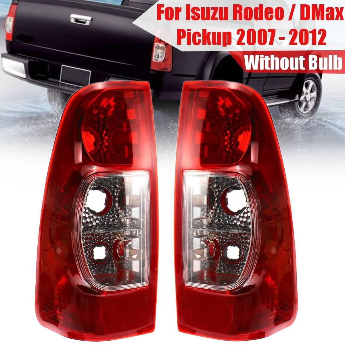 1 пара автомобильных задних фонарей для Isuzu Rodeo/DMax Pickup 2007 2012 Задние фары задние