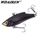 Вибрирующая жесткая приманка для зимней подледной рыбалки, 1 шт., 5,5 см, 9,5 г, тонущий воблер, искусственная пластиковая наживка с тройным крючком, рыба, Снасть