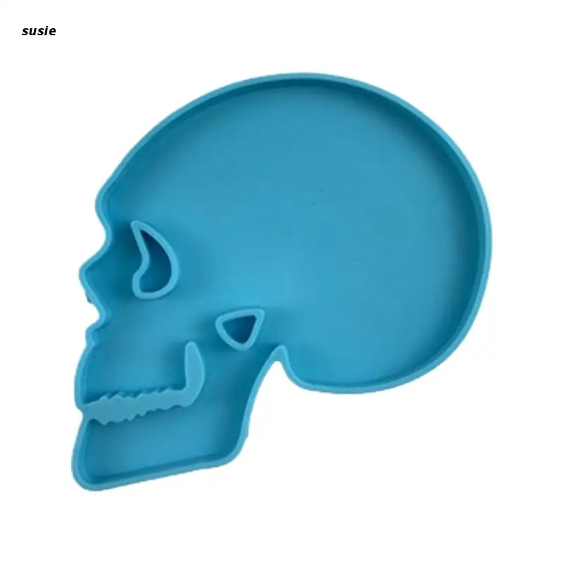 

Skeleton Coaster Epoxy Resin Mold Cup Mat Casting Silicone Mould DIY Crafts Jewelry Placement Plate Decoration Making Tools X7YA