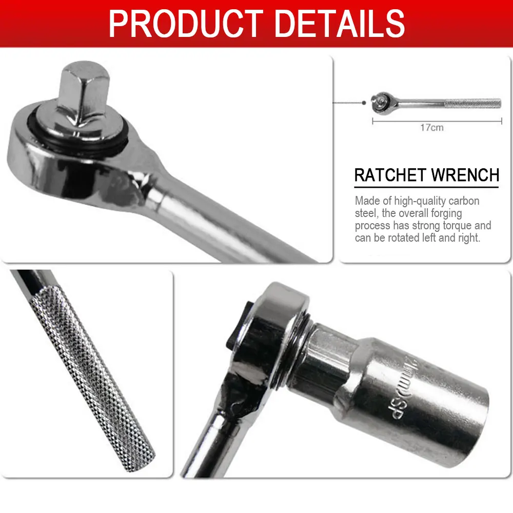 40 шт. набор гаечных ключей разборка бытовой Ключ Универсальный хромированный