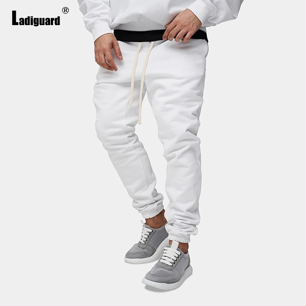 

Plus Size Mens Casual Drawstring Pants Fashion Hip Hop Pants Stand Pockets Trouser 2021 Autumn New Outdoor Leisure Sweatpants