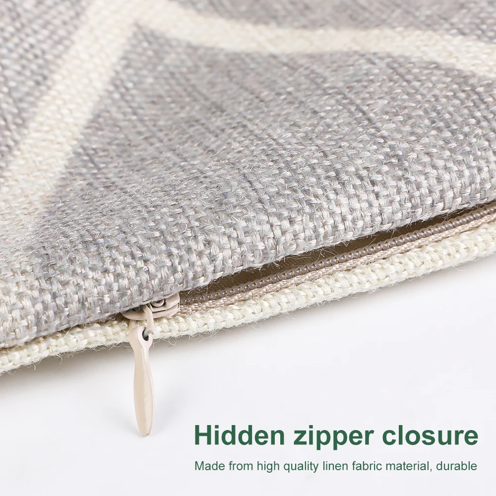 4 шт./компл. НОВЫЕ геометрические принты наволочки для подушек серая Талия