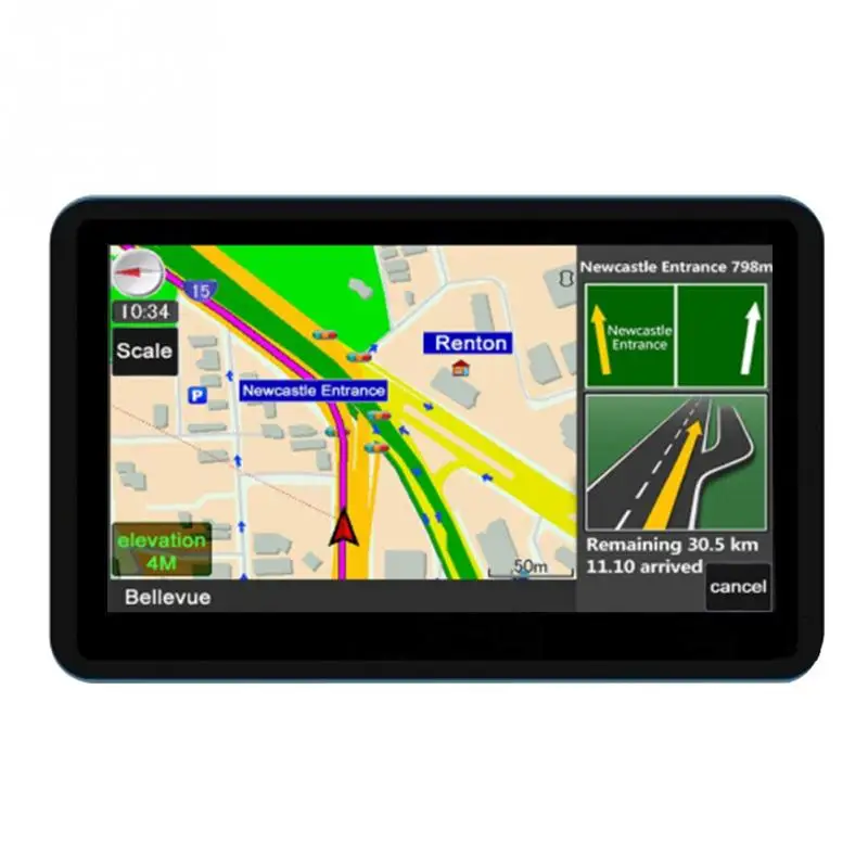 USB 2 0 Автомобильный Универсальный FM с 8G памяти Черный сенсорный экран gps навигация