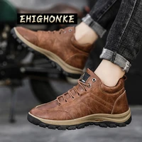 men s waterproof and warm snow boots winter leather work boots military combat and ankle outdoor training jimmy choo shoes