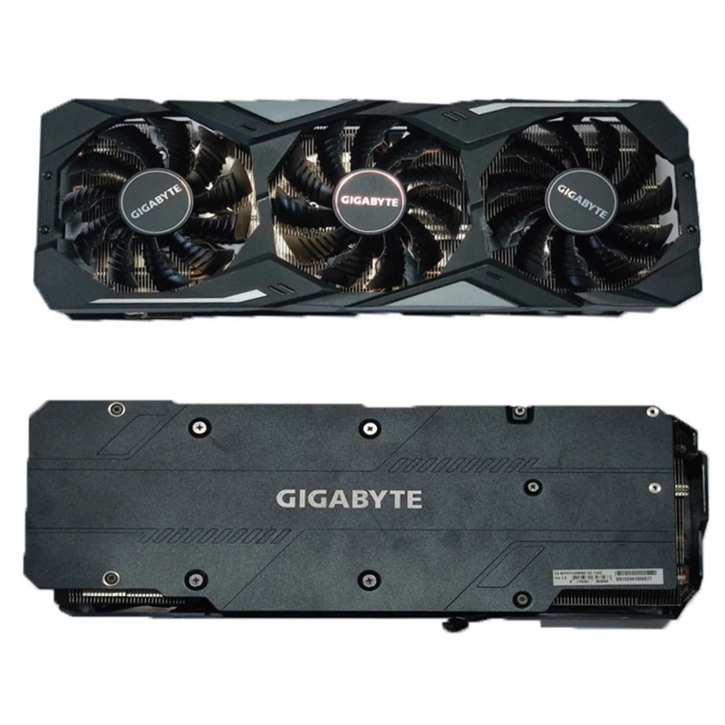 

Gigabyte original used graphics card radiator 75mm pld0810s12hh t128010su, For Gigabyte RTX 2080 Ti, graphics card radiator
