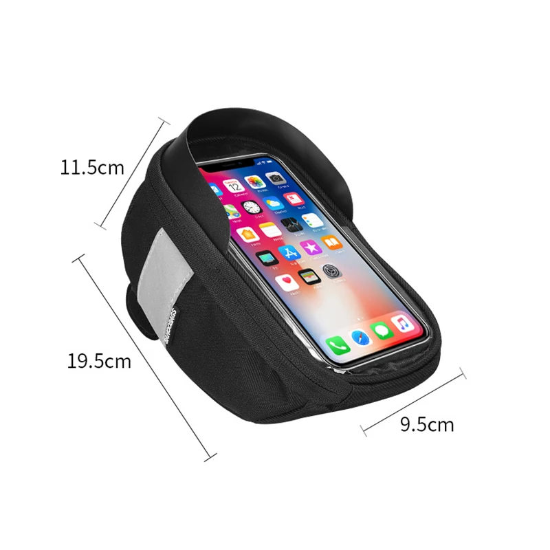 Сумка для сенсорного экрана велосипеда мобильный телефон емкость л горного