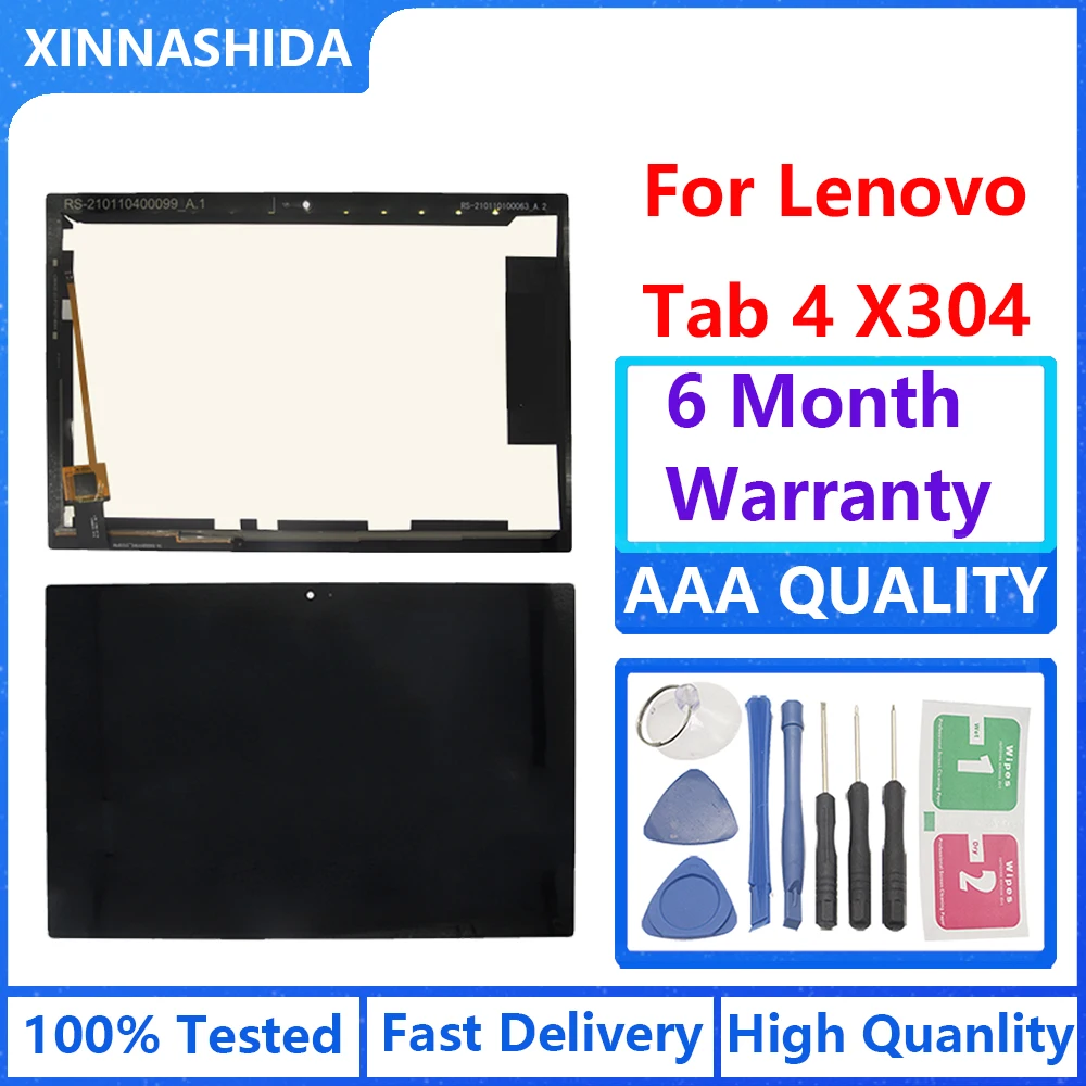 Для планшета Lenovo Tab 4 ТБ X304L TB X304F X304N/X X304 ЖК дисплей сенсорный экран сенсорная