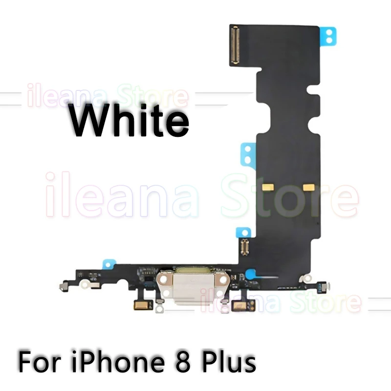 8 Plus White OEM USB порт зарядное устройство док-станция гибкий кабель для iPhone 6 6s 7 8 Plus док-станция для зарядки с микрофоном Flex - Цвет: 8 Plus White