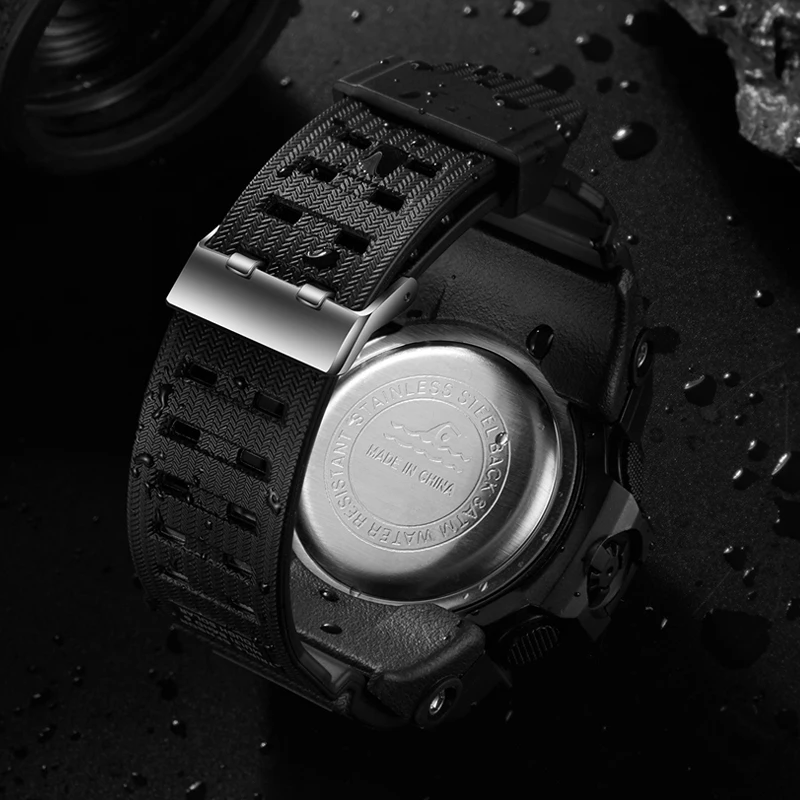 

Luxury Military Army Sports Watches Men Dual Display Digital Electronic Watch Waterproof Clock Male Relogio WLISTH Wristwatches