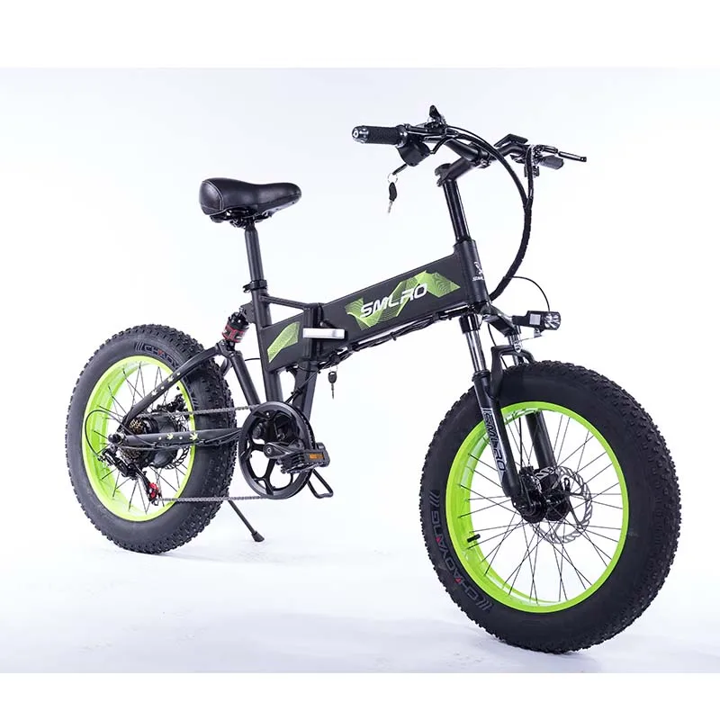 Preise Falten Elektro-bikes 1000W High Power Elektrische Fahrrad Mit 48V 14Ah Abnehmbare Lithium-Ionen Batterie 20-zoll Ebike Fett Reifen
