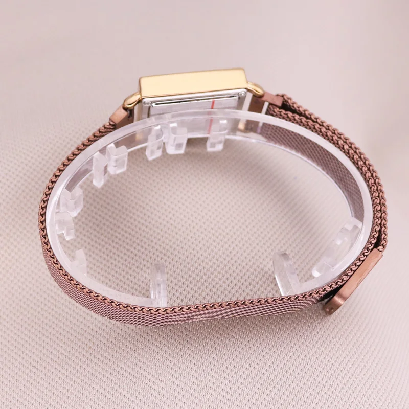 Женские часы с магнитной пряжкой японские кварцевые Элегантные Простые Модные