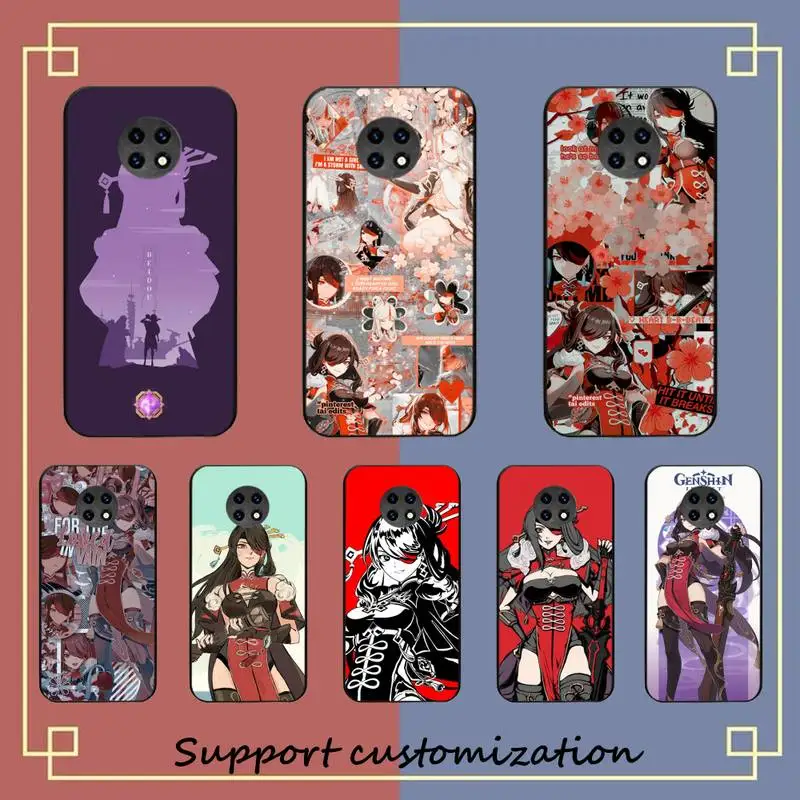 

Genshin Impact Beidou Aesthetic Phone Case For Xiaomi Redmi Note 8A 7 5 Note 8pro 8T 9Pro TPU for note 6pro
