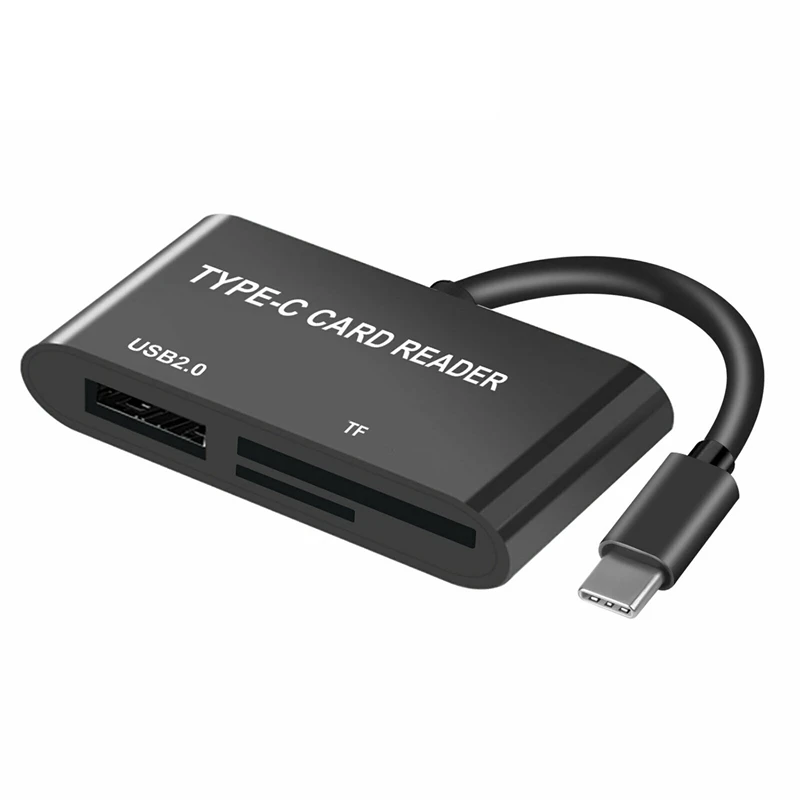 

3 в 1 устройство для чтения карт памяти Type C USB C на USB 2,0 Micro-SD TF устройство для чтения карт памяти OTG хаб адаптер конвертер для Ipad Pro
