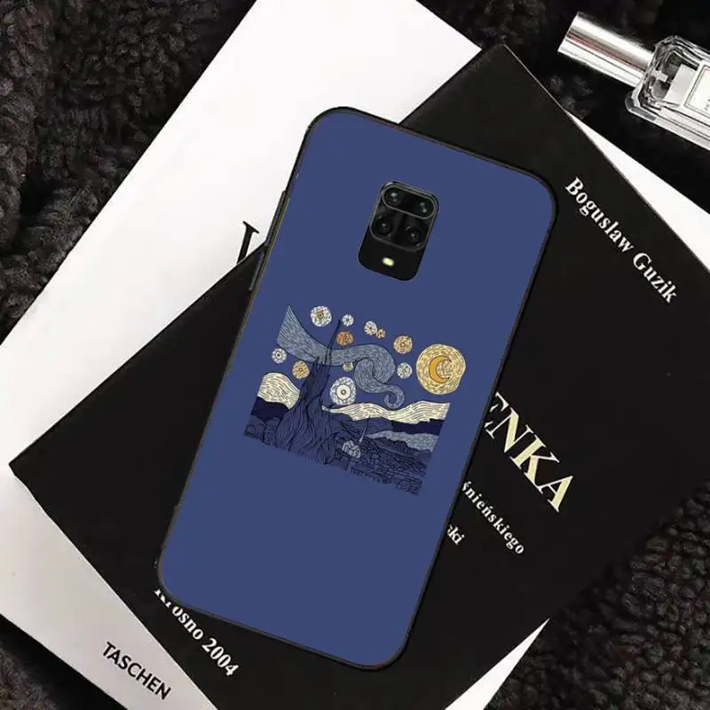 

beautiful van gogh oil art Phone Case For xiaomi redmi note 10 9 9s 8 8t 7 pro max mi note 10 lite pro funda