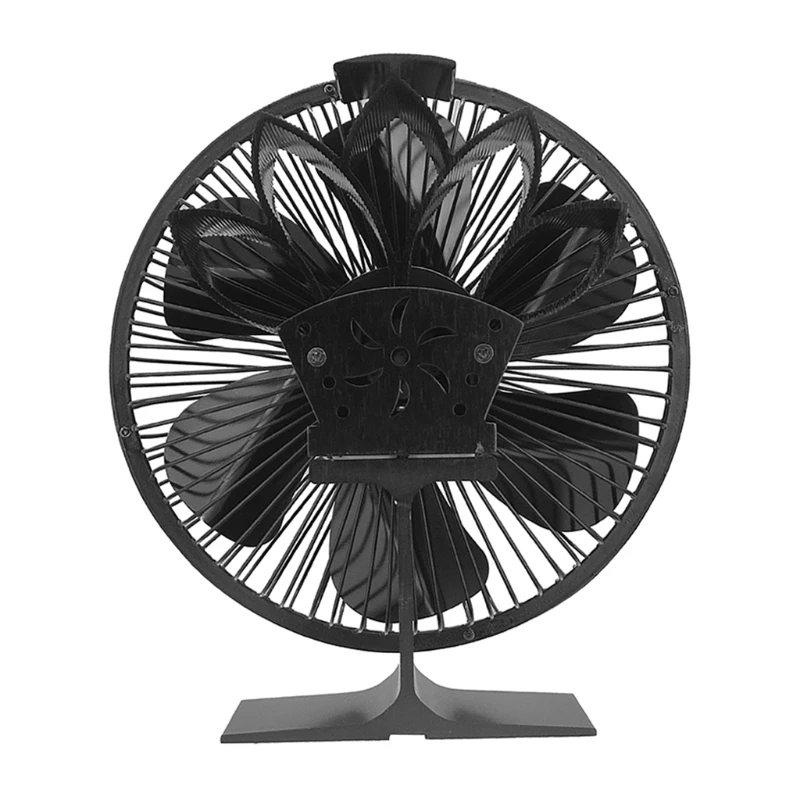 

6-Blade Heat Powered Stove Fan for Wood Log Eco Friendly Larger Air Flow