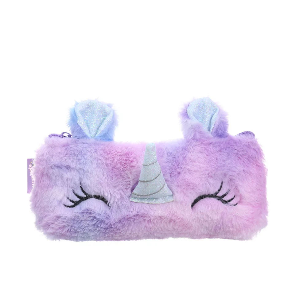 Плюшевый чехол карандаш с единорогом estojo escolar Kawaii trousse scolaire stylo пенал|Пеналы| |