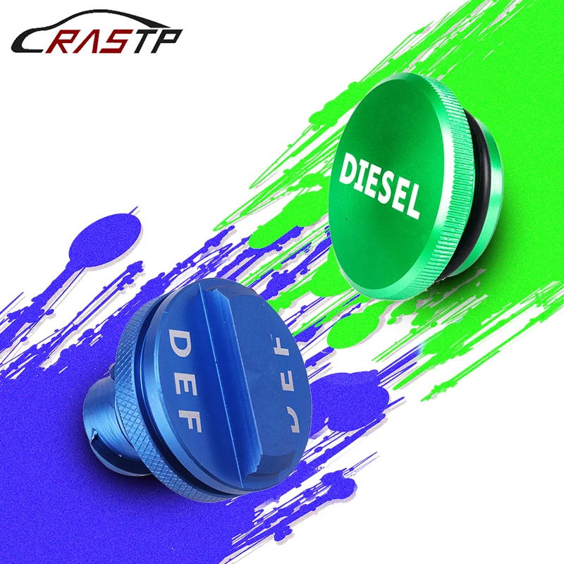 

RASTP-1 SET Aluminum Magnetic Dodge Ram Diesel Fuel Cap+DEF Cap For Dodge Ram 1500 2500 3500 Diesel RS-CAP016