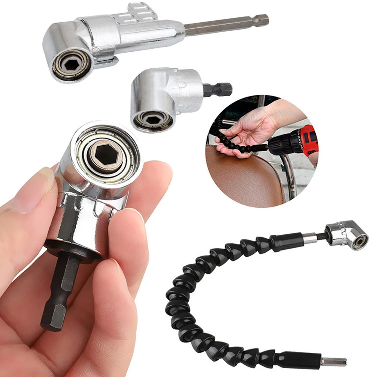 

Набор отверток для дрели под прямым углом 105 градусов, держатель сверл, магнитный шуруповерт