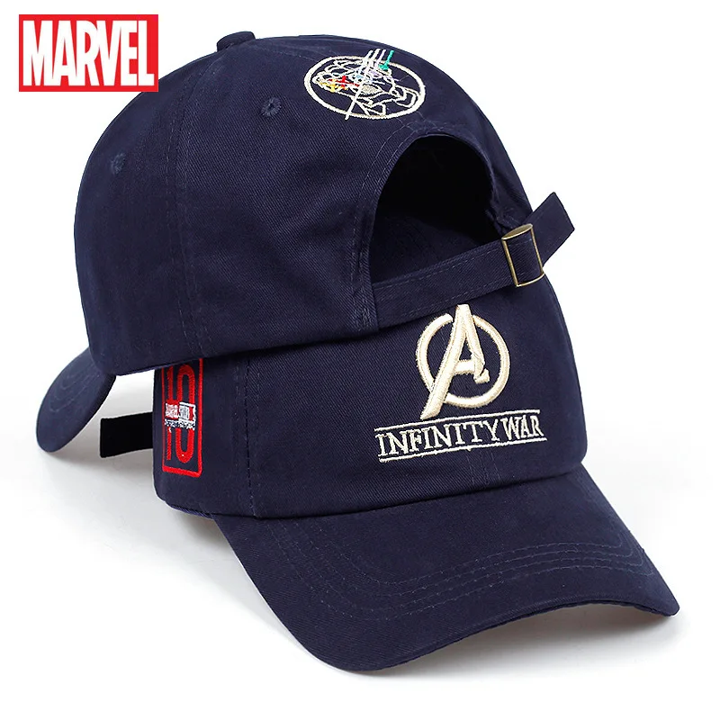 

Disney Avengers 4 Boys Hat 10th Anniversary Joint Marvel Iron Man Deadpool Baseball Cap Visor Cap Adjustable Size