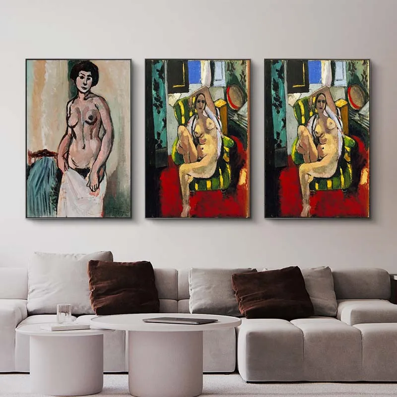 

Henri Matisse Sexy Nude Woman Canvas Paintings On the Wall Art Posters And Prints Fauvism Art Canvas Pictures Home Wall Decor