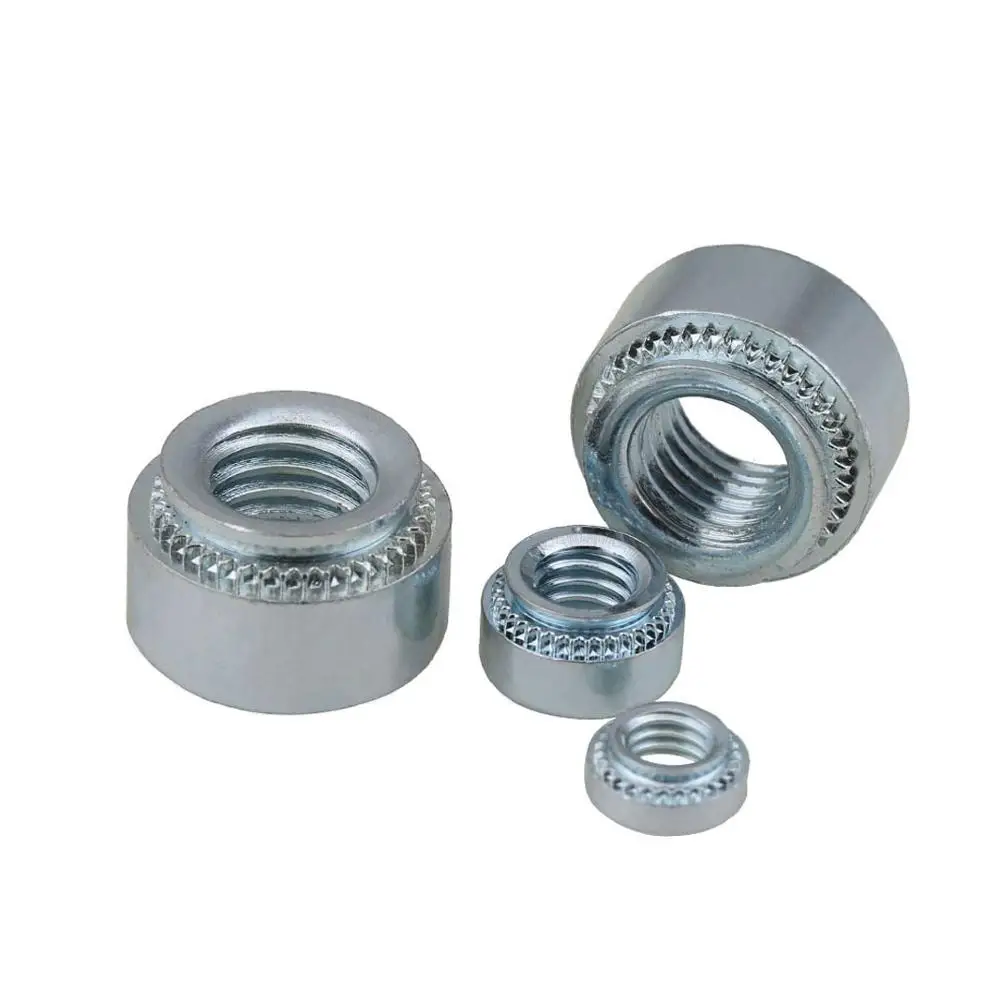 20PCS Zinc Pressure riveting Nut M2 M3 M4 M5 M6 M8 Carbon Steel Plate Nuts Fastener | Обустройство дома