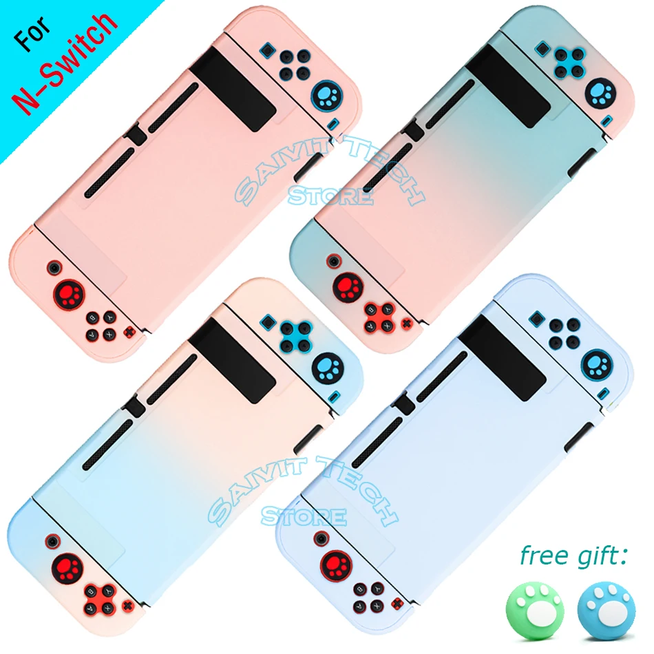 Новинка 2020 цветной защитный жесткий чехол Nintendo Switch из поликарбоната съемный