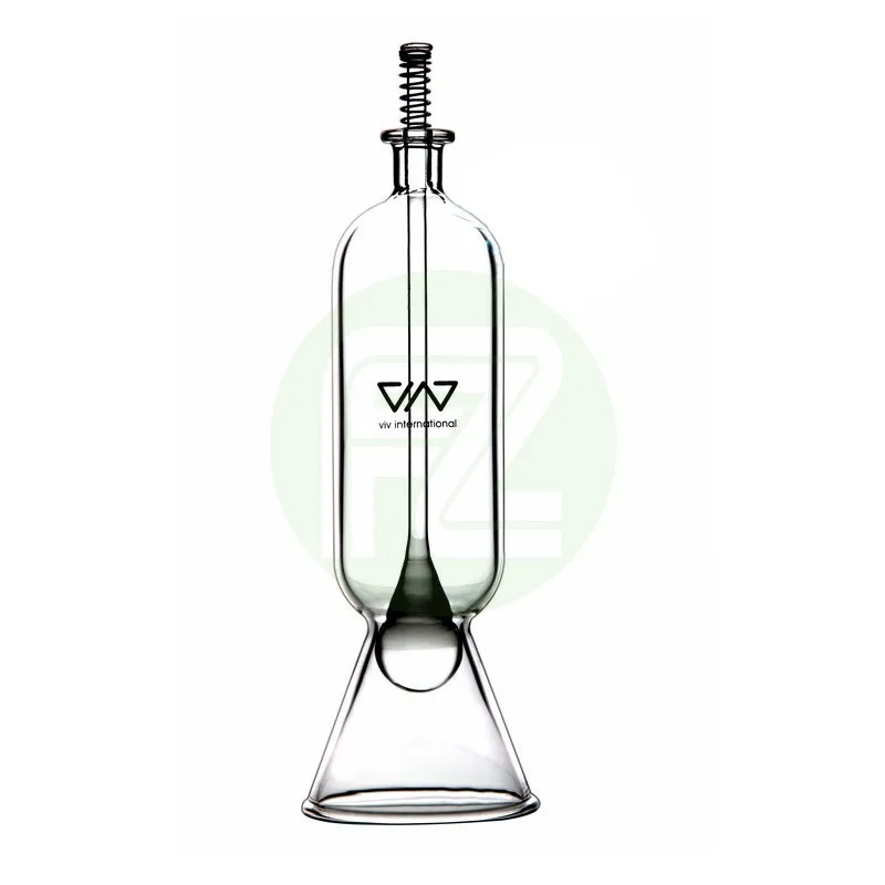 

ADA Quality VIV Stand Style Clear Glass Fish Feeder For Food Feeding