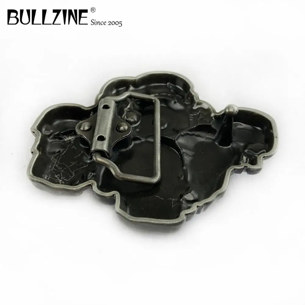 Пряжка для ремня с черепом Bullzine Оловянным покрытием FP-03397 подходит шириной 4 см |