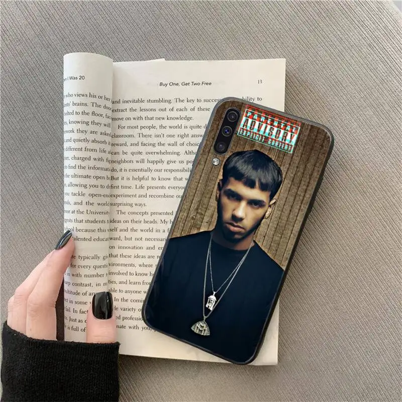 

Anuel AA famous Rapper luxury shell Phone Case For Samsung galaxy S 9 10 20 A 10 21 30 31 40 50 51 71 s note 20 j 4 2018 plus
