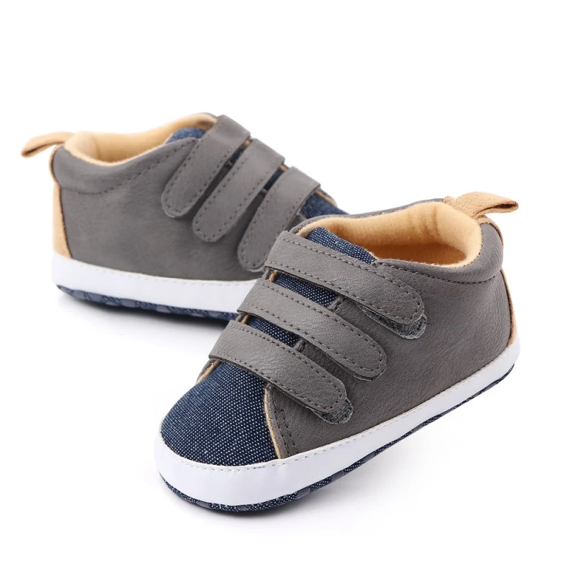 Малыша мягкая подошва MD лоскутное Цвет прогулочная обувь осень для малышей