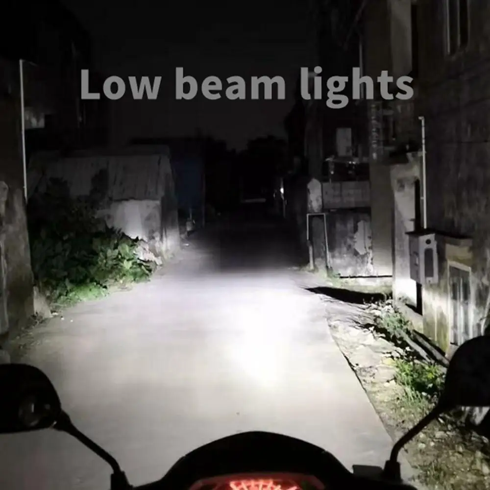 Eonstime DC11V 60V 1 шт. H4 4LED лампы 18 Вт 1600LM замена HID Hi/Low Beam мотоцикл автомобиль E bike