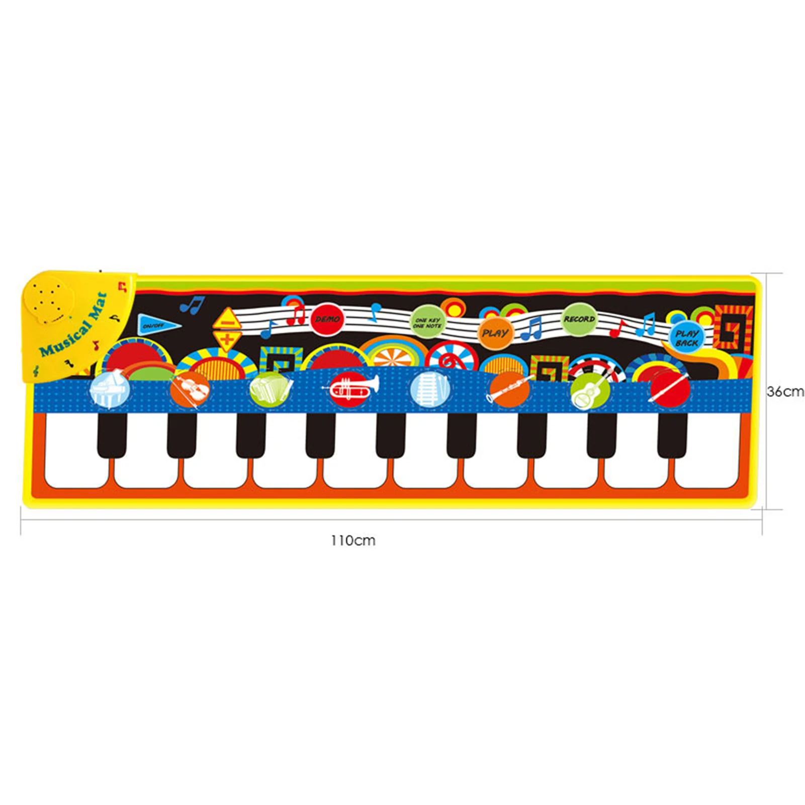 

Kid Multifunctional Music Play Carpet Piano Mat Keyboard Gift Music Game Instrument Toy Early Educational Toys for Kids Gift