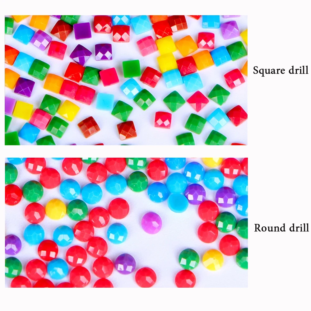 Полноразмерная/круглая Алмазная 5D Вышивка сделай сам вышивка крестиком милая
