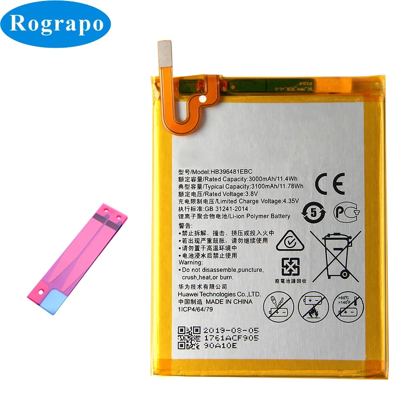 Сменный аккумулятор Original3100mAh HB396481EBC мобильный телефон для Huawei Honor 5A чехол