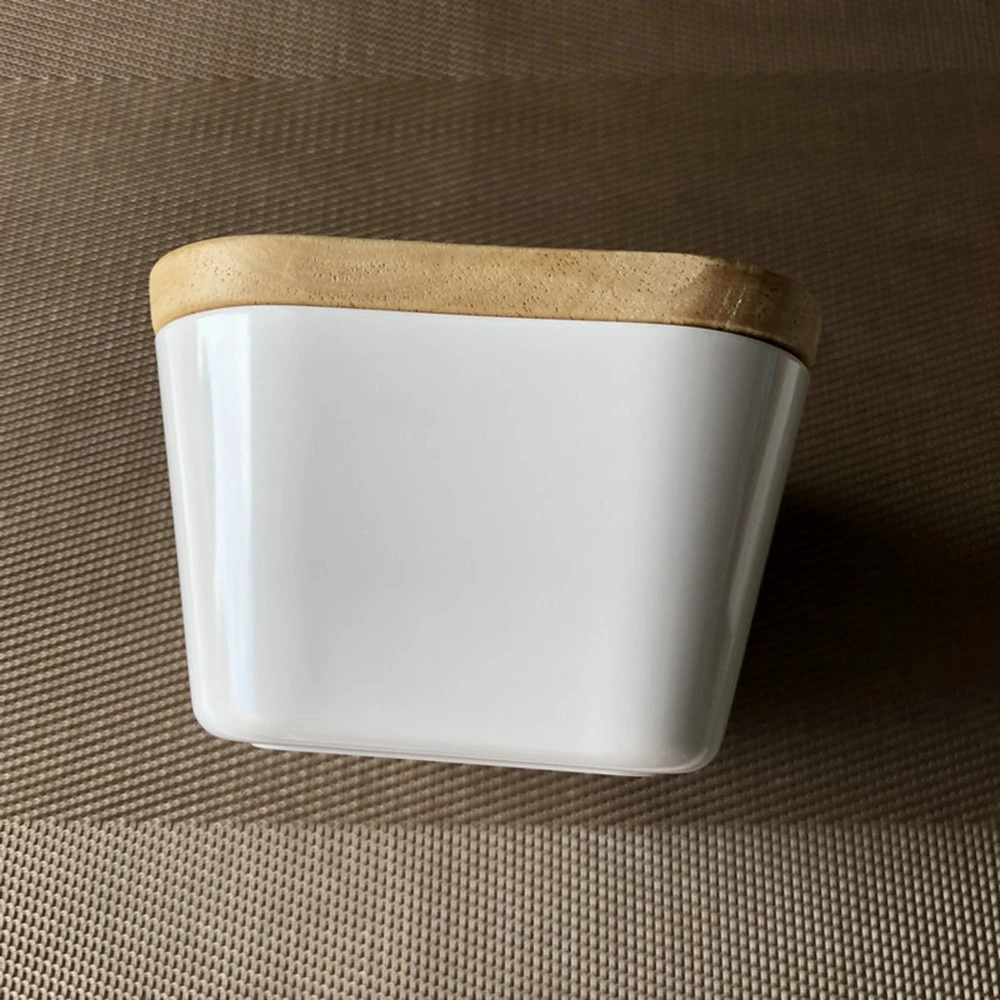 Крышка для масляной посуды фарфоровый держатель контейнер масла термостойкая