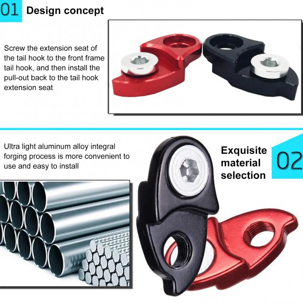 

40T-50T Bike Bicycle Rear DerailleurHanger Expended Cycling Frame Tail Hookelectric scooter accessor pecas para bike