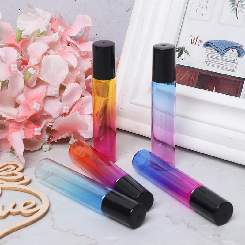 Оптовая продажа градиентный цвет эфирное масло флакон духов роликовый шарик