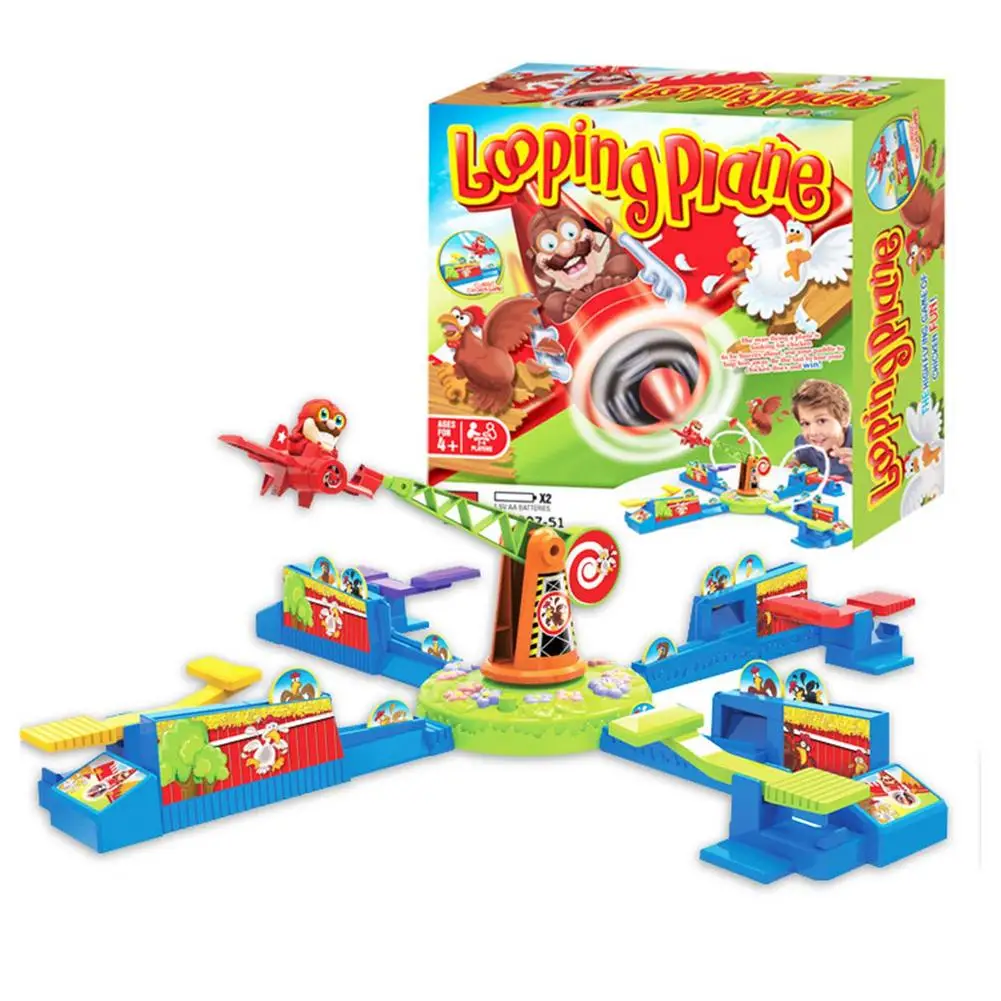 

Children's Educational Toys Multiplayer Interactive Tabletop Game Guarding The Chicken Game Electric Plane Eagle Stealing Chic