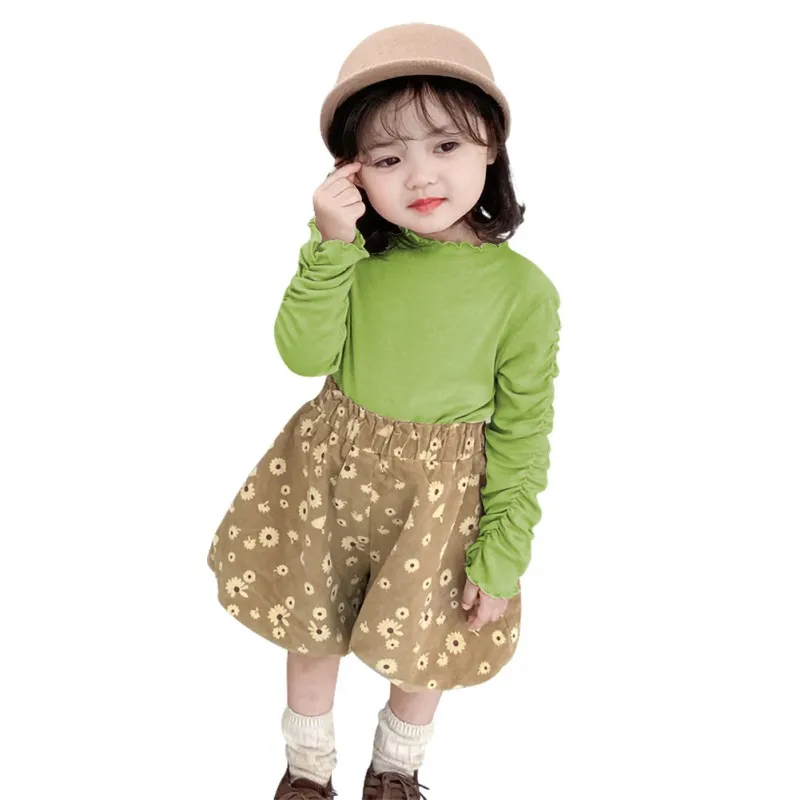 

Осенняя детская одежда для мальчиков и девочек; Топы ярких цветов; Детское повседневное нижнее белье; Футболки; Пуловер с длинными рукавами;...