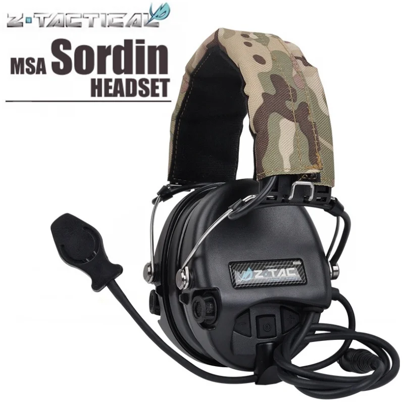 Z Tactical Softair Sordin Headset Military Aviation Noise Reduction Earphone Headsets Hunting Airsoft Headphone Z111