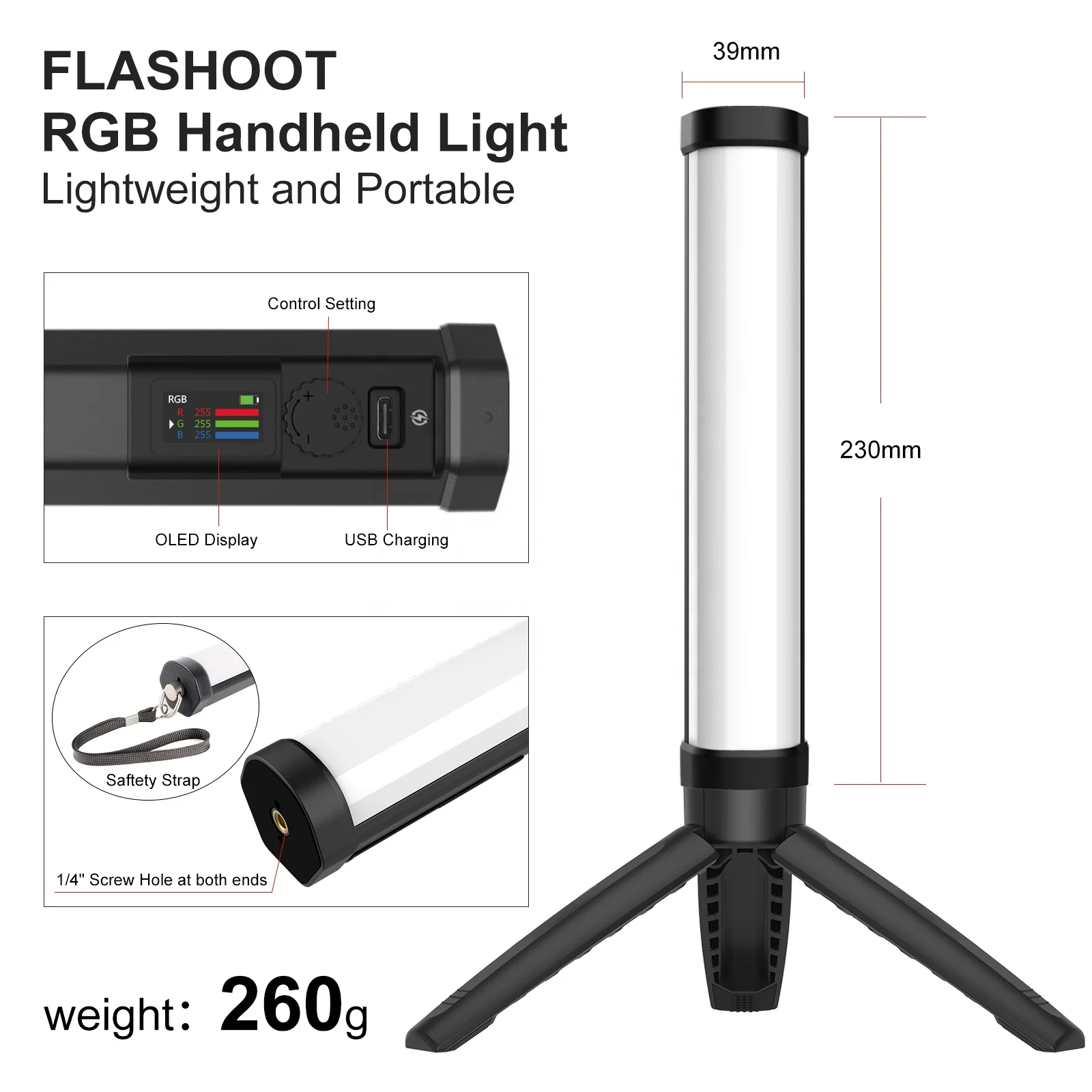 

Фотолампа ZGCINE FL-T6 30w RGB, комплект ламп для фотосъемки 2800-8500K, перезаряжаемый портативный студийный комплект освещения для кемпинга для Youtube