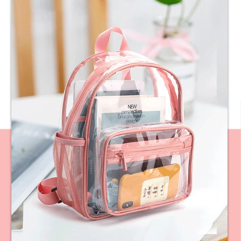 Женский рюкзак прозрачная водонепроницаемая сумка из ПВХ Женская Модная