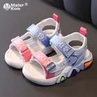 Сандалии Детские, дышащие, Нескользящие, повседневная обувь для мальчиков и девочек, теннисная обувь, размеры 22-31